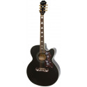 Guitarra electroacústica Epiphone EJ-200SCE Black