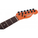 Guitarra eléctrica Fender Squier FSR Affinity Tele HH Metallic Orange