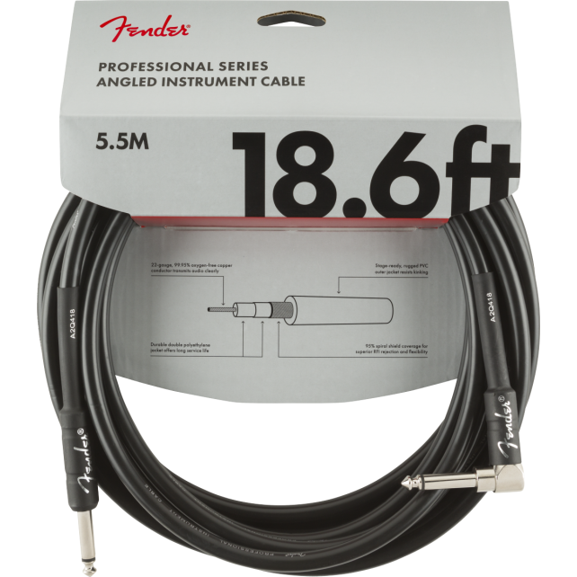 Cable Fender Professional Series 5,5M Angulado