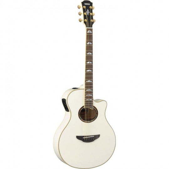 Yamaha El-Ac Guitar Apx1000 Pearl White