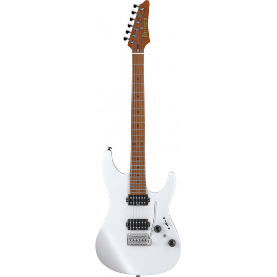 Ibanez AZ2402 PWF EG Solid Pearl White Flat