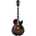 Ibanez AG95QA DBS EG Hollow Dark Brown Sunburst