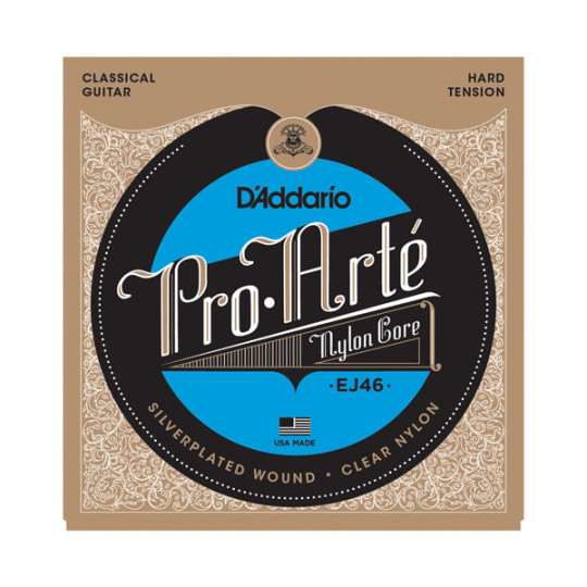 Juego cuerdas Guitarra clásica D'Addario EJ46 tensión fuerte