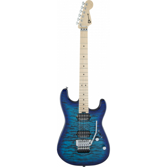 Pro-Mod San Dimas® Style 1 HH FR M QM, Maple Fingerboard, Chlorine Burst