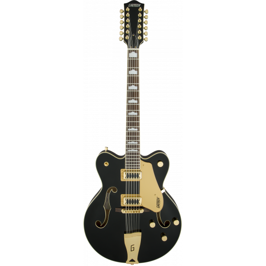 G5422G-12 Electromatic® Hollow Body Double-Cut 12-String with Gold Hardware, Black