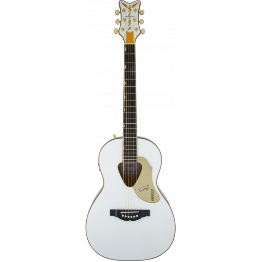 G5021WPE Rancher™ Penguin™ Parlor Acoustic/Electric, Fishman® Pickup System, White