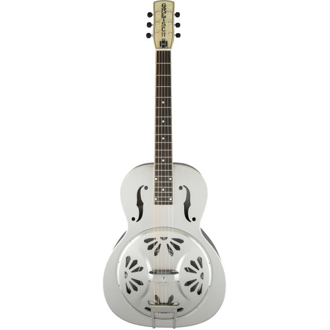 G9221 Bobtail™ Steel Round-Neck A.E., Steel Body Spider Cone Resonator Guitar, Fishman® Nashville Resonator Pickup