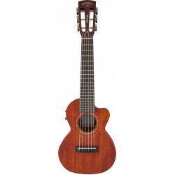G9126 A.C.E. Guitar-Ukulele, Acoustic-Cutaway-Electric with Gig Bag, Ovangkol Fingerboard, Fishman® Kula Pickup, Honey Mahogany