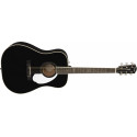 Fender Limited Edition PM-1 Deluxe Dreadnought with Case, Ebony Fingerboard, Black