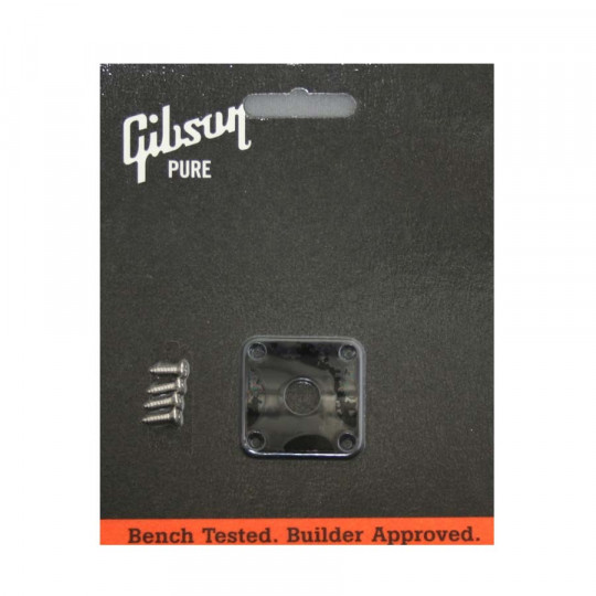 Placa de plástico negra para jack de entrada Gibson PRJP-010