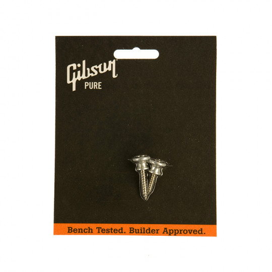 Tornillos sujeta correa de aluminio niquelado Gibson PREP-020