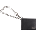 Jackson Leather Wallet with Chain Blk