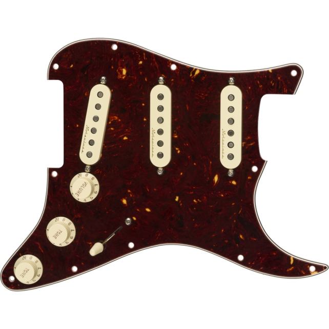 Golpeador Fender Strat Vintage Precableado Noiseless SSS Tortoise Shell