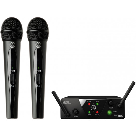 Sistema Inalámbrico Akg WMS40 Mini Dual Vocal Set