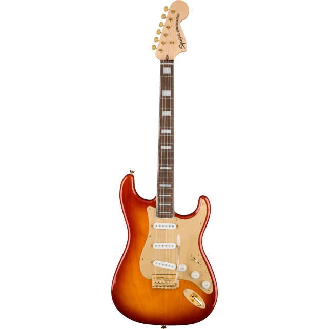Squier 40th Anniversary Stratocaster Gold Edition SSB