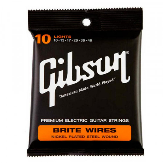 Juego de cuerdas Gibson Brite Wires SEG-700L Light
