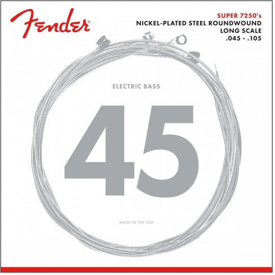 Fender Super 7250's Nickel Plated Steel Roundwound