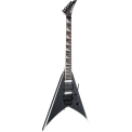 Jackson King V JS32 Black w/ White Bevels