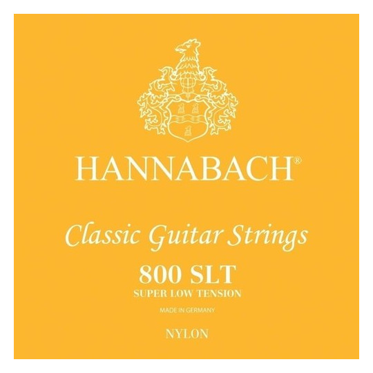 Hannabach 728-mt Konzertgitarrensaiten – Medium Spannung, Nylon/Silber, Für Klassische Gitarren