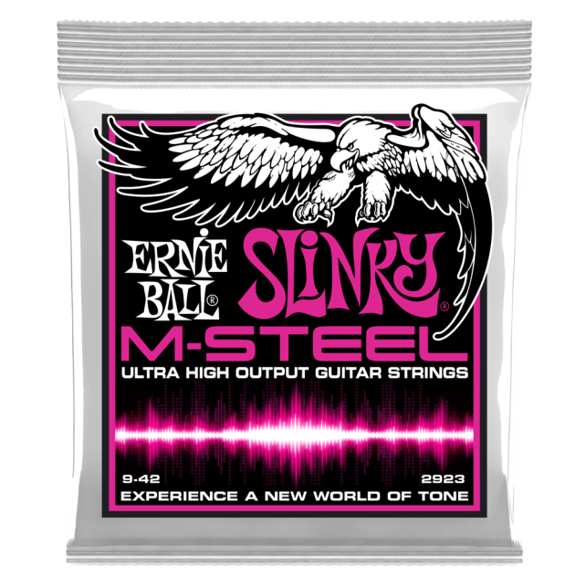 Ernie Ball 2923 Slinky M-Steel Cuerdas Guitarra Eléctrica