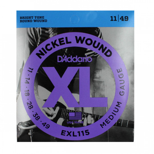 D'Addario EXL115 Juego Cuerdas Guitarra eléctrica