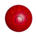 Steel Tongue Drum F-Zone 6'' 8 Notas STD618N Rojo