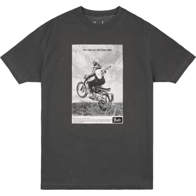 Camiseta Fender Vintage AD Motorcycle Rider M