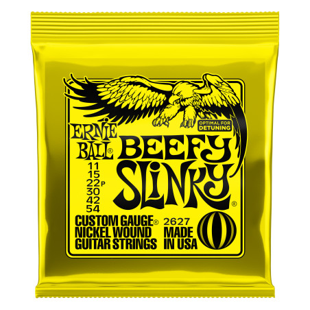 Ernie Ball 2627 Beefy Slinky 11 - 54 Juego de cuerdas guitarra eléctrica