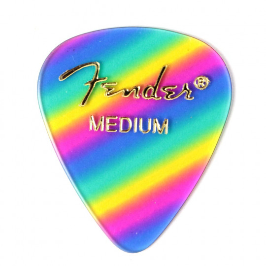 Pack 12 Púas Fender Rainbow Medium