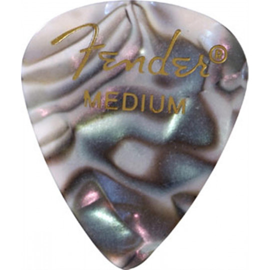 Pack 12 Púas Fender Abalone Medium