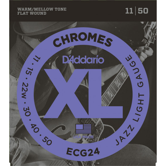 Juego cuerdas eléctrica D`Addario Chromes ECG24 11-50 