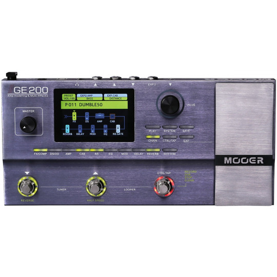 Pedalera multiefectos Mooer GE-200 Pedalera multiefectos Mooer GE-200