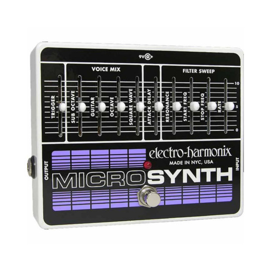 Pedal sintetizador analógico para guitarra Ehx Microsynth Pedal sintetizador analógico para guitarra Ehx Microsynth