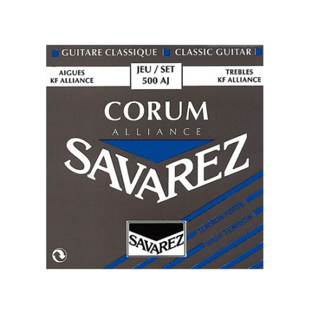 Juego cuerdas Guitarra clásica Savarez 500 AJ Tensión fuerte Juego cuerdas Guitarra clásica Savarez 500 AJ Tensión fuerte