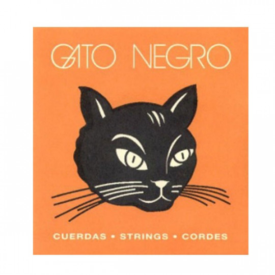 Juego cuerdas Clásica Gato Negro.Tensión Normal