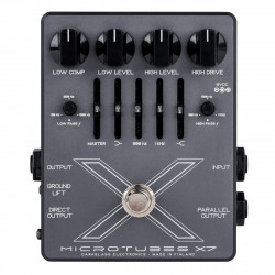 Darkglas Microtubes X7 Preamplificador y Overdrive para Bajo