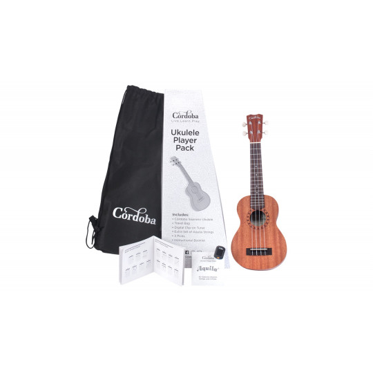 Pack Ukelele Soprano Cordoba