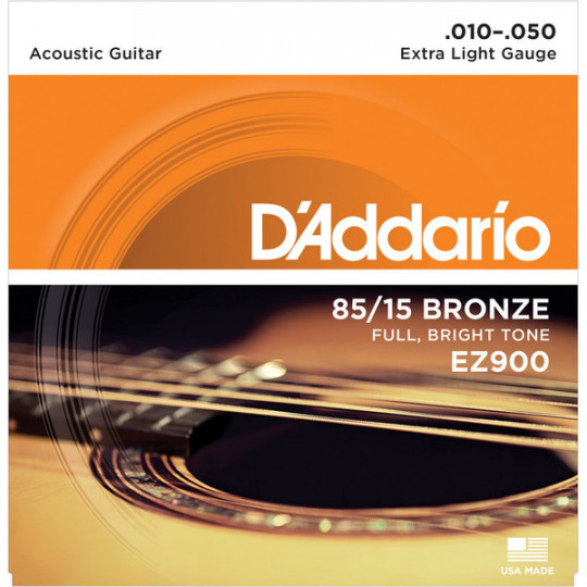 Juego cuerdas Guitarra Acústica D'Addario EZ900