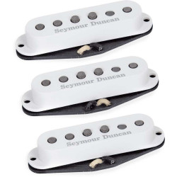 Set Scooped Strat White Seymour Duncan