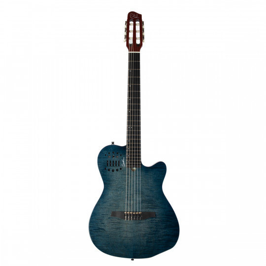 Guitarra clásica Godin Multiac ACS Denim Blue Flame