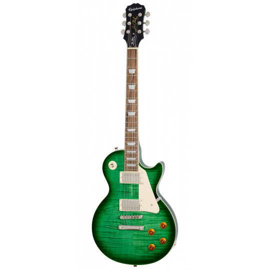 Guitarra eléctrica Epiphone Les Paul Standard Plus Top Pro Green Burst