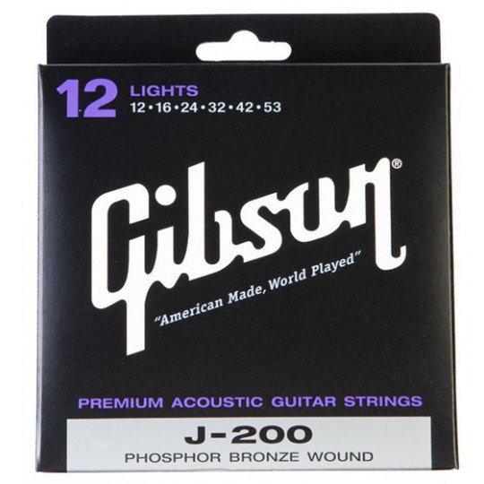 Juego cuerdas Guitarra acústica Gibson SAG -J200L