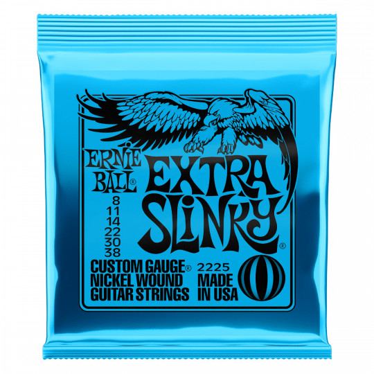 Ernie Ball 2225 Extra Slinky 08 - 38 Juego de cuerdas guitarra eléctrica