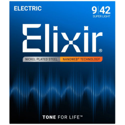 Elixir Nanoweb Electrica Super Light 09-42