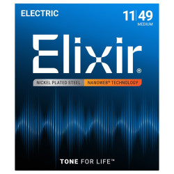 Elixir Nanoweb Electrica Medium 11-49