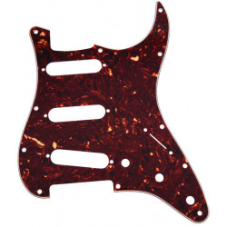 Golpeador Fender Strat Pickguard SSS Tortoise Shell