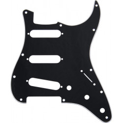 Fender Strat Pickguard SSS Black