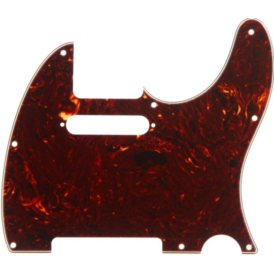 Golpeador Fender Telecaster Pickguard Tortoise Shell