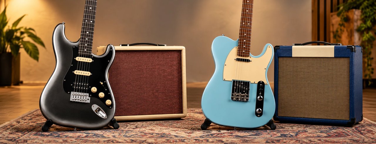 Pack de guitarra eléctrica para principiantes por menos de 350 €: los equipos de nuestros expertos